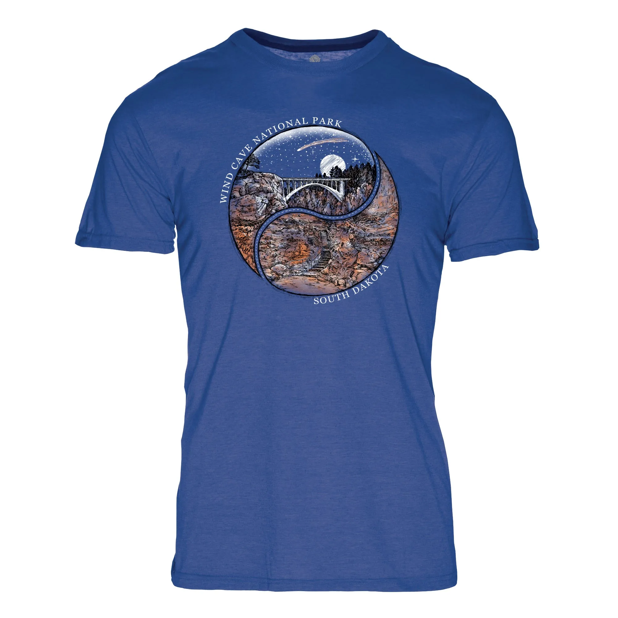 Yin Yang Wind Cave National Park REPREVE® Crew T-Shirt