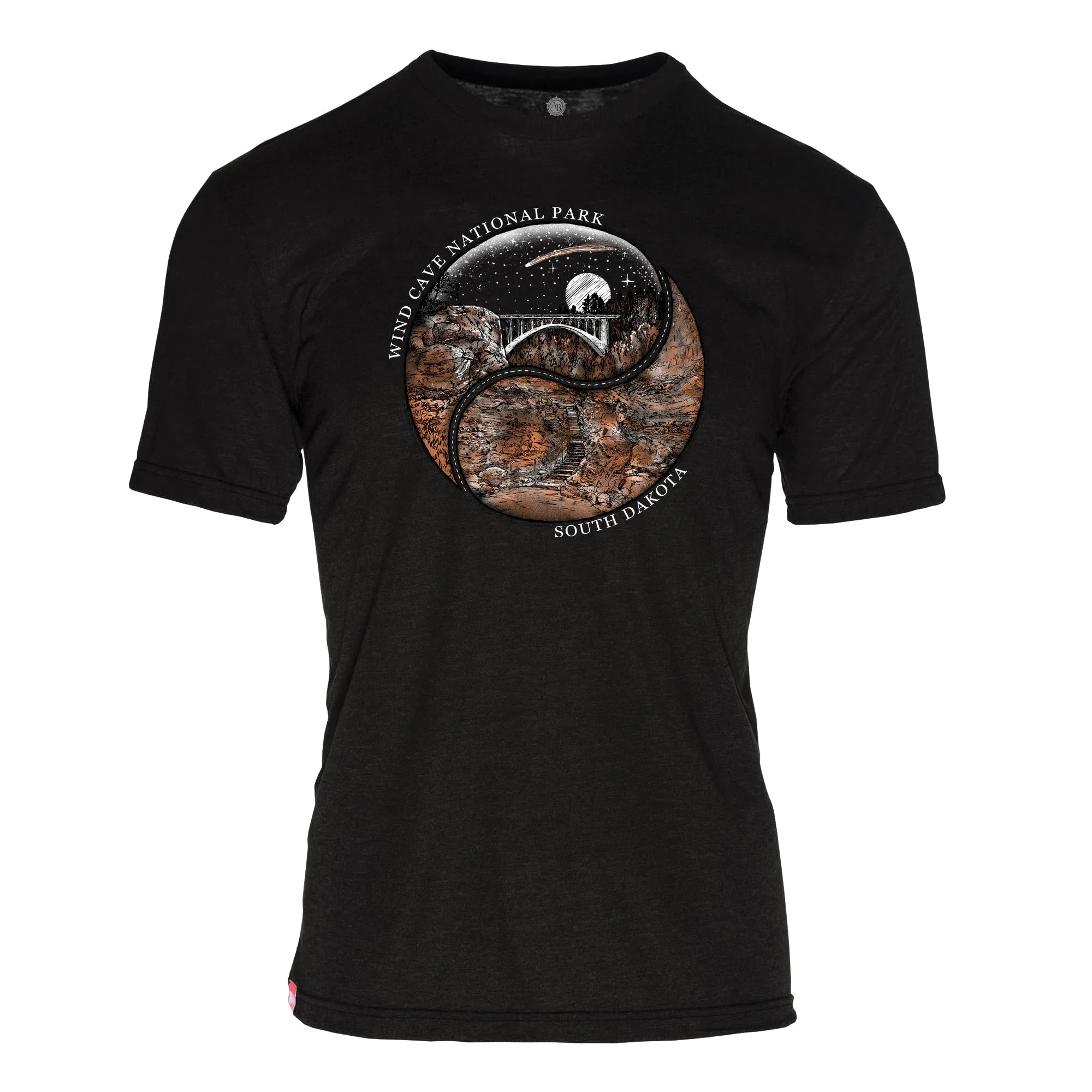 Yin Yang Wind Cave National Park REPREVE® Crew T-Shirt